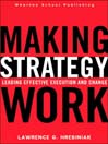 Making Strategy Work